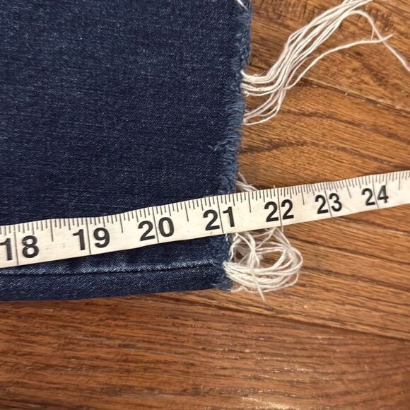 Frame le sylvie crop raw hem high rise jeans size 29 - Picture 6 of 13